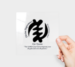 Dive Supreme-Gye Nyame 3" x 3"/ 5" x 5" Sticker