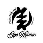 Adinkra symbol reference graphic for Gye Nyame fabric — LH Love & Happiness