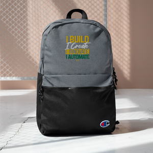 IBES Embroidered Champion Backpack