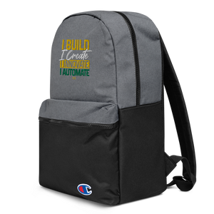 IBES Embroidered Champion Backpack