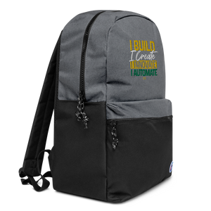 IBES Embroidered Champion Backpack