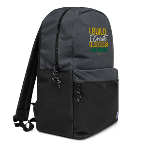 IBES Embroidered Champion Backpack